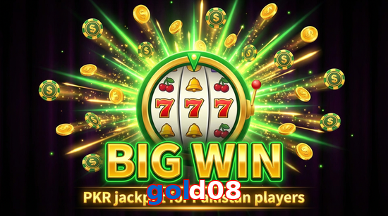 Big win animation on Gold08 slot game
